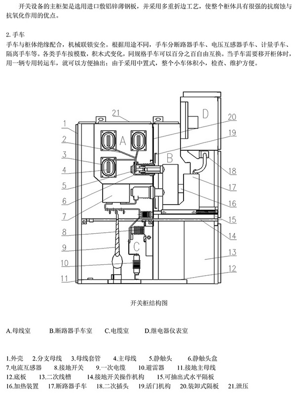 10KV高壓開關柜　咨詢熱線：400-128-7988