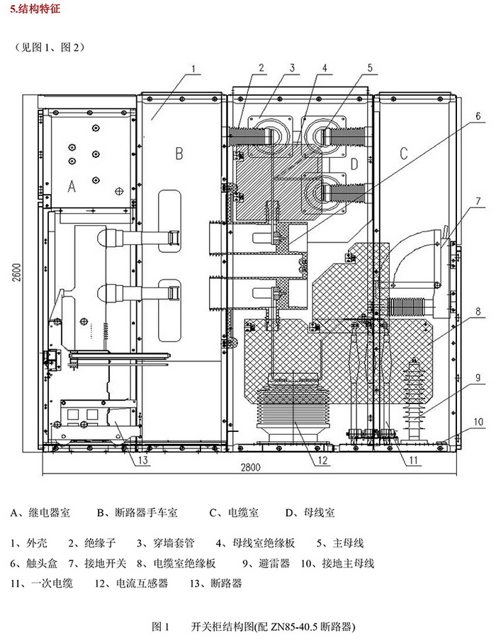 35KV高壓開關(guān)柜技術(shù)資料  400-128-7988